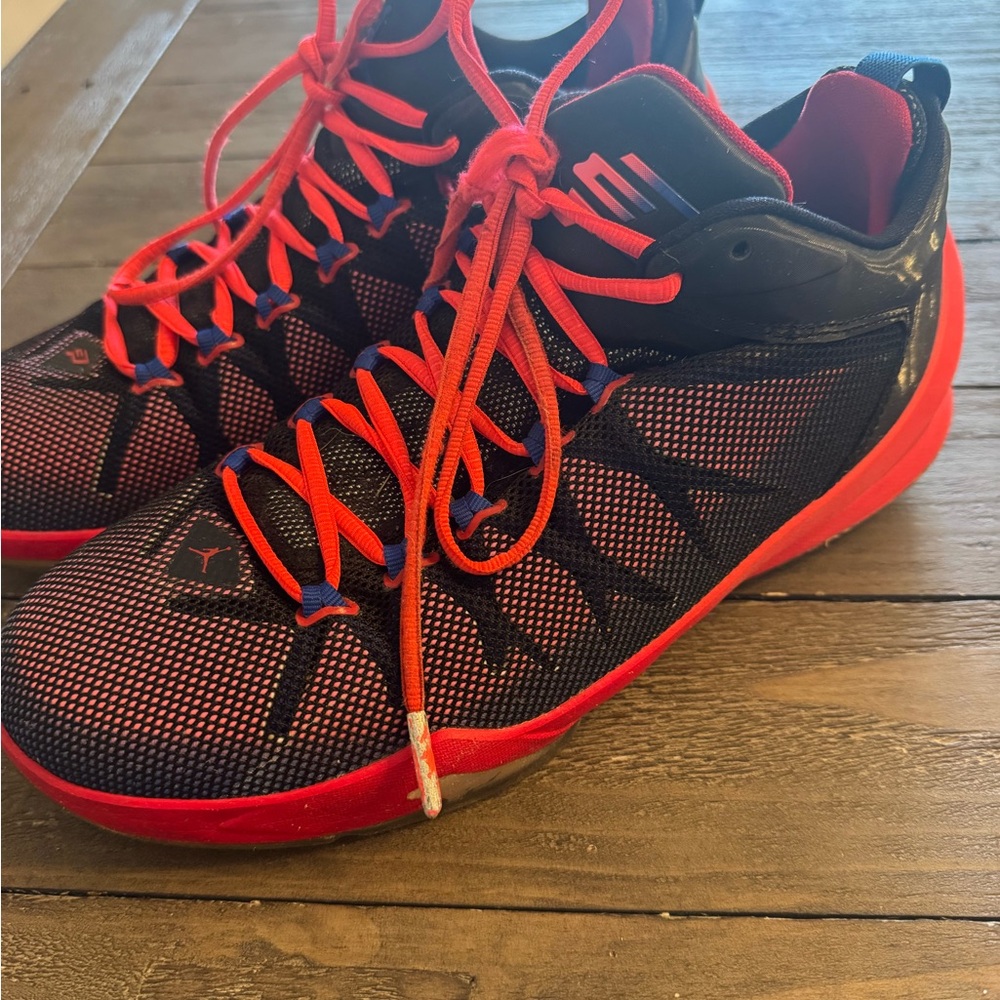 Jordan Men's CP3 VIII AE 725173-025 Black/Red/Royal Chris Paul Nike SIZE 8